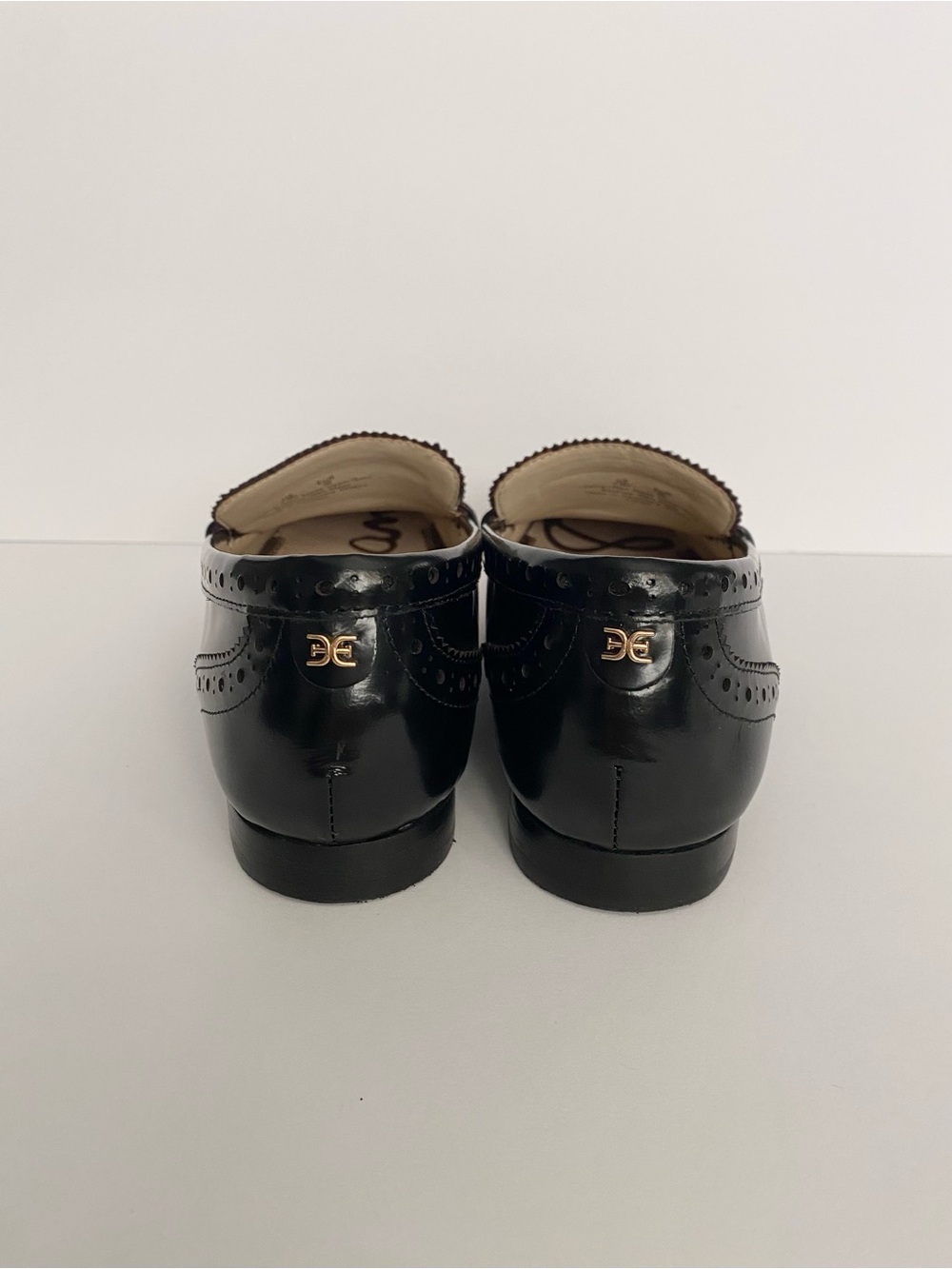 Sam Edelman Liona Bit Loafer Sz 7.5 Black Café Noir Leather - Picture 4 of 11
